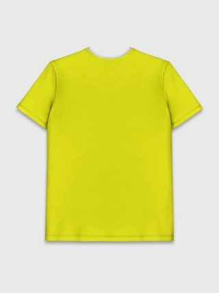 Мужская базовая футболка / Единорог Yellow Unicorn