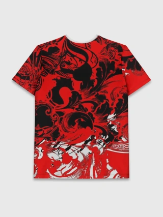 Мужская базовая футболка / Абстрактные узоры 3