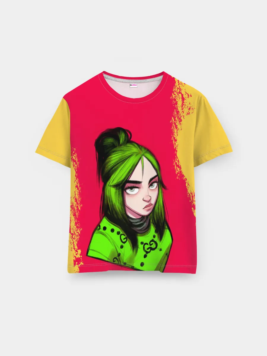 Мужская базовая футболка / BILLIE EILISH | БИЛЛИ АЙЛИШ