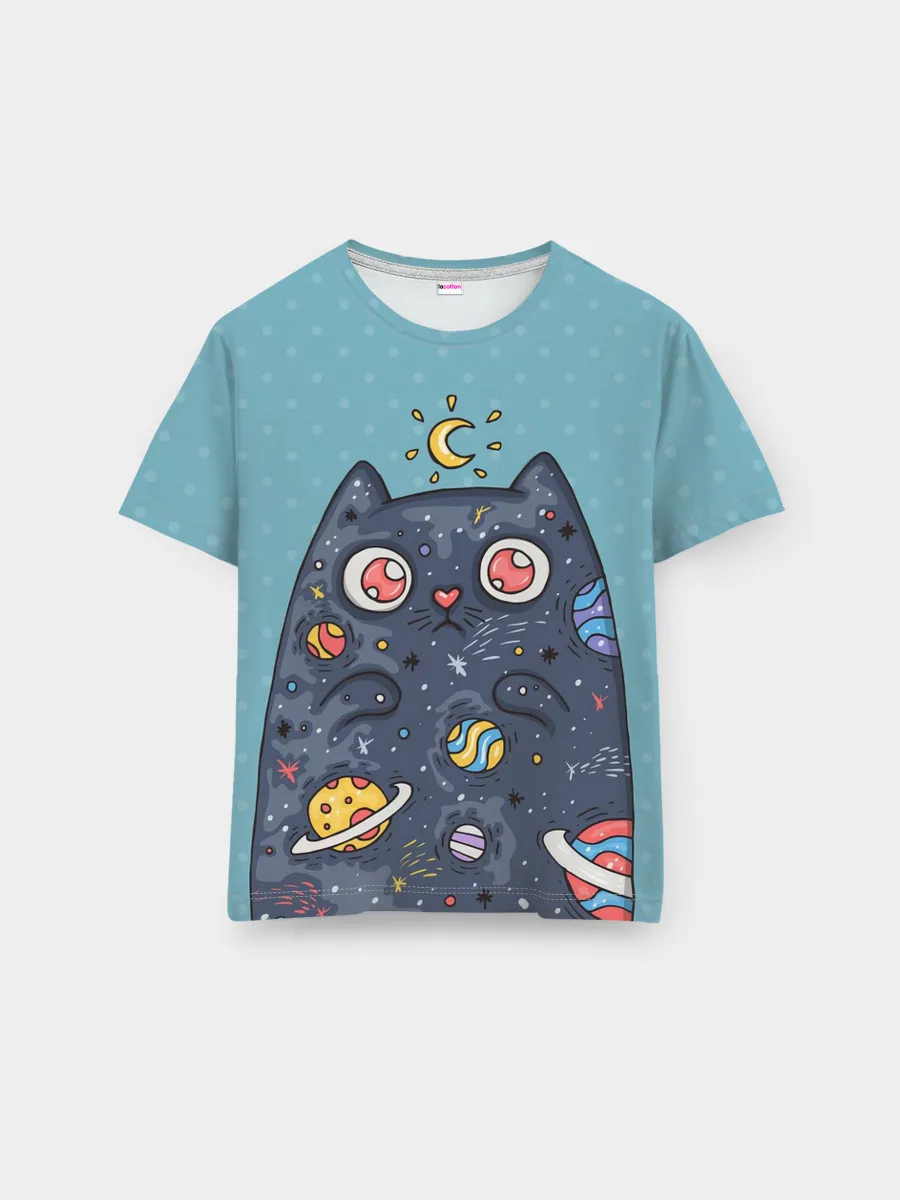 Мужская базовая футболка / Cat