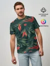 Мужская базовая футболка / Тропики