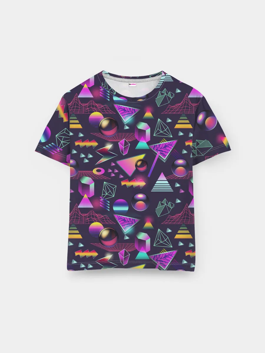 Мужская базовая футболка / Vaporwave art