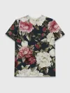 Мужская базовая футболка / Акварель, розы