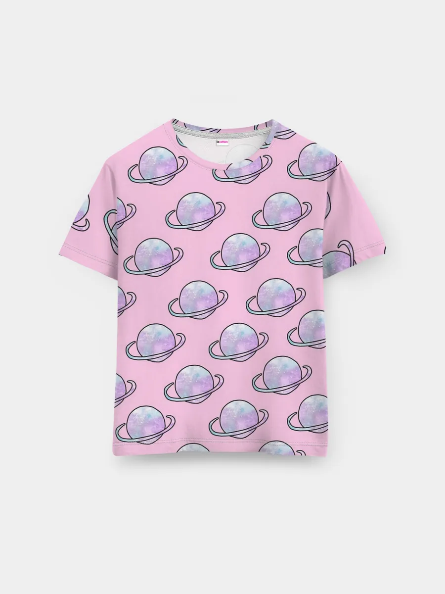 Мужская базовая футболка / Сатурн