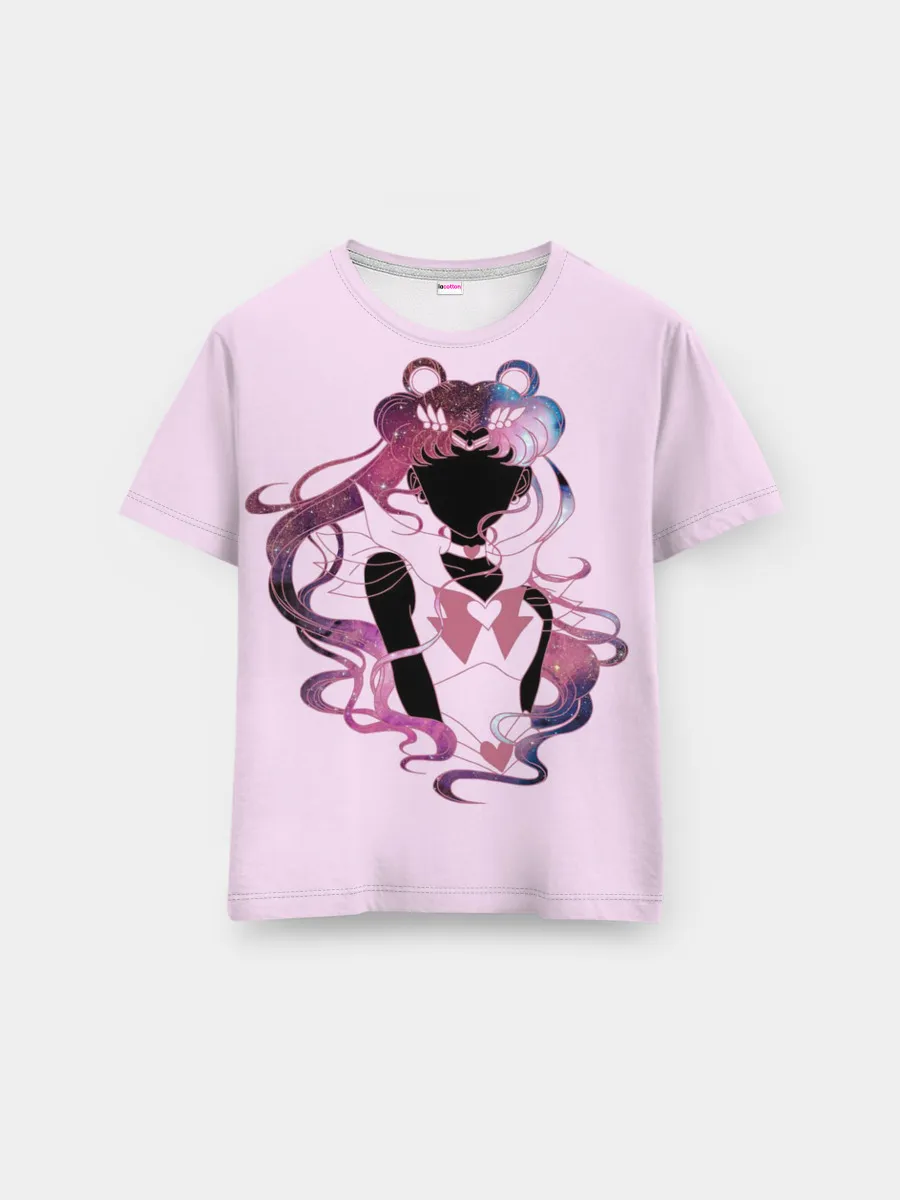 Мужская базовая футболка / Космическая Сейлор Мун