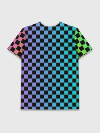 Мужская базовая футболка / Checkerboard Color