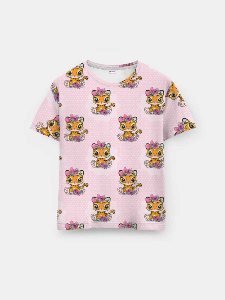 Мужская базовая футболка / Милые маленькие тигрицы