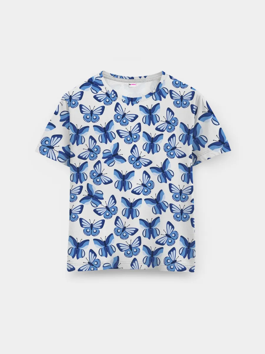 Мужская базовая футболка / Бабочки / Butterflies