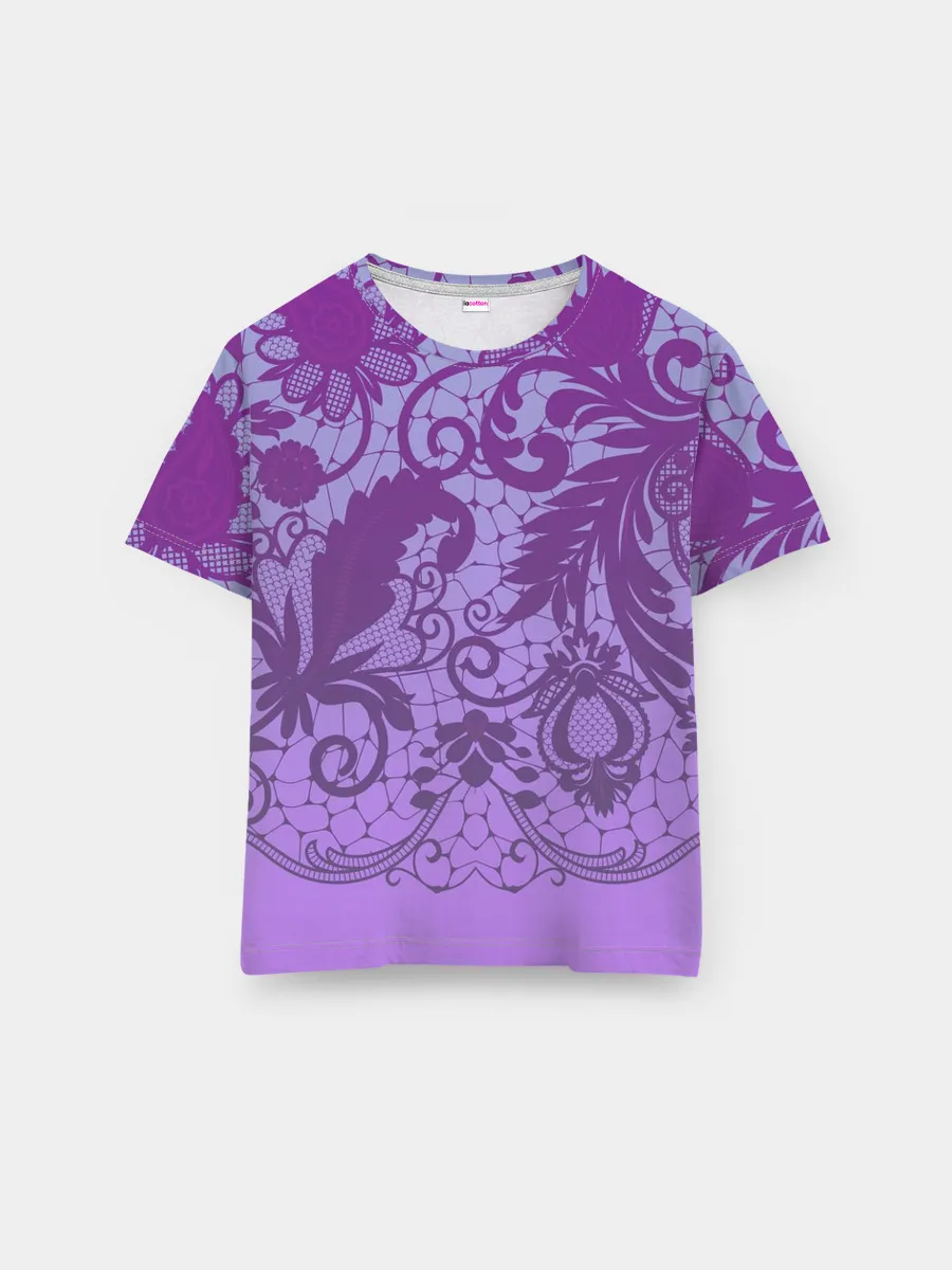 Мужская базовая футболка / Кружево