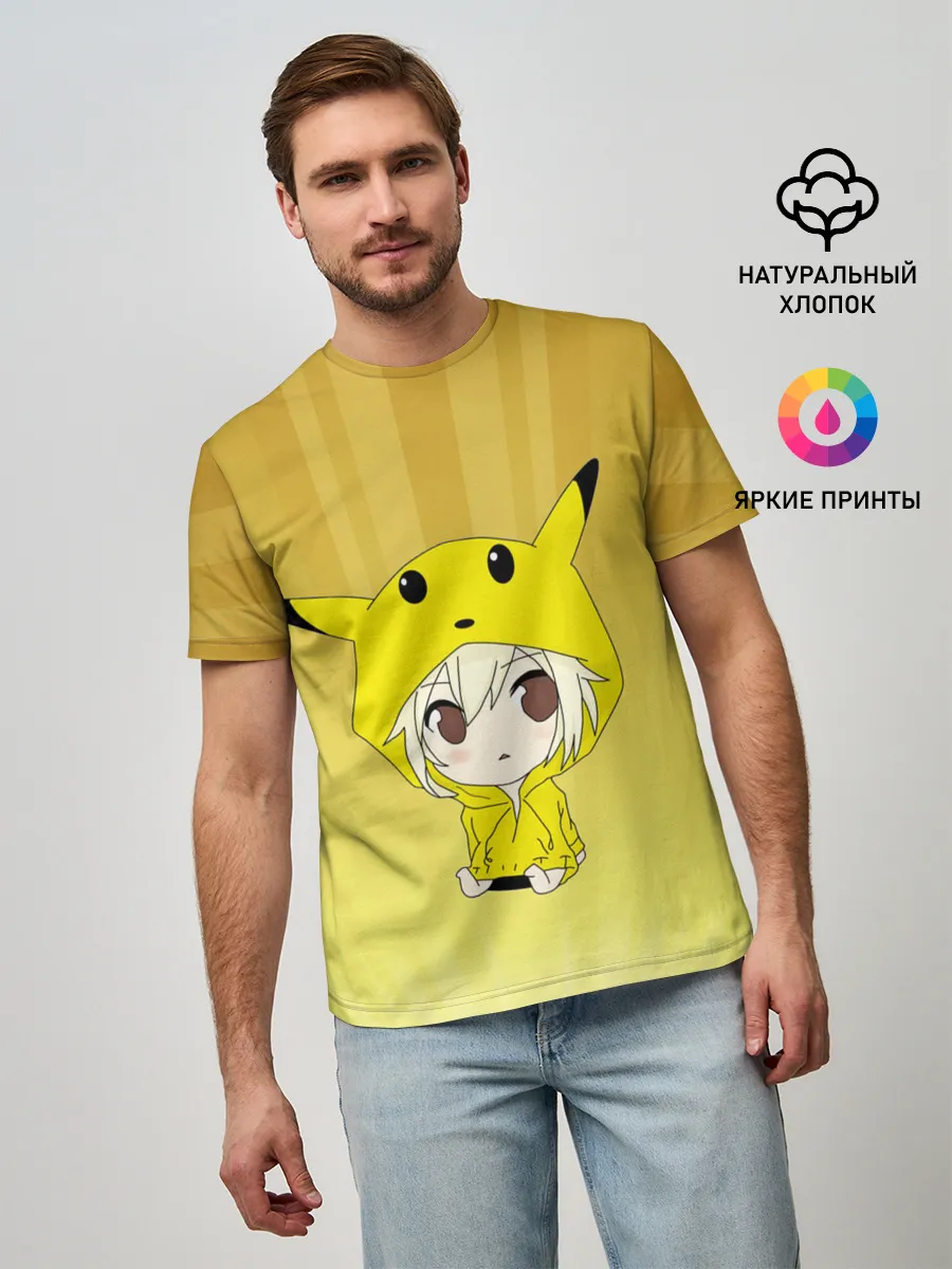 Мужская базовая футболка / Пикачу