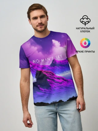 Мужская базовая футболка / No Mans Sky