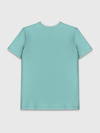 Мужская базовая футболка / Енот Хипстер Love