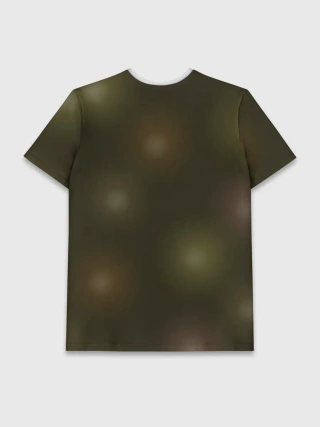 Мужская базовая футболка / Лисёнок и гирлянда