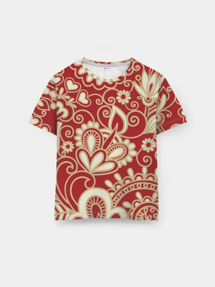 Мужская базовая футболка / КрасиВая ХохЛома