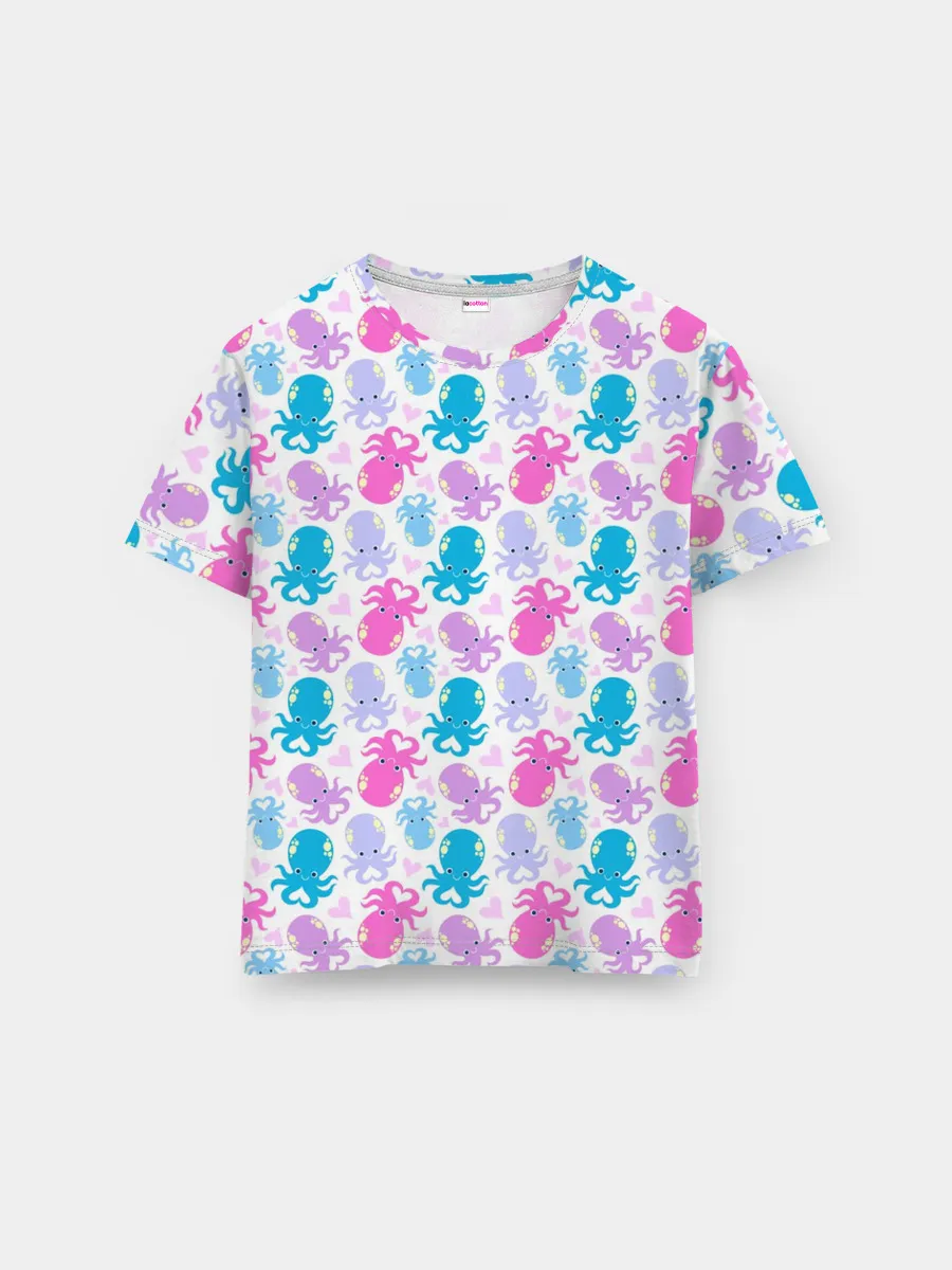 Мужская базовая футболка / Осьминоги