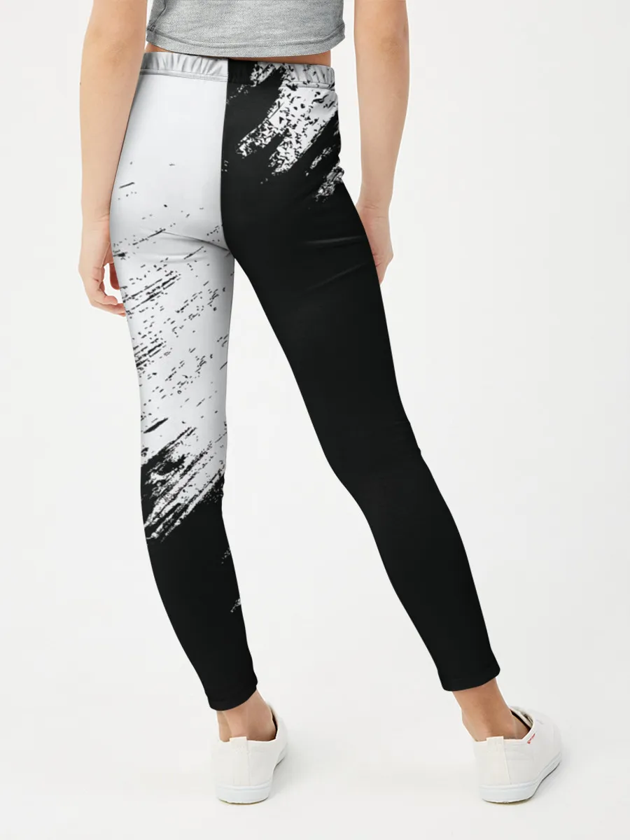 Леггинсы для девочки / Краска и ничего лишнего!