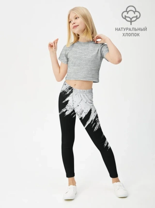 Леггинсы для девочки / Краска и ничего лишнего!