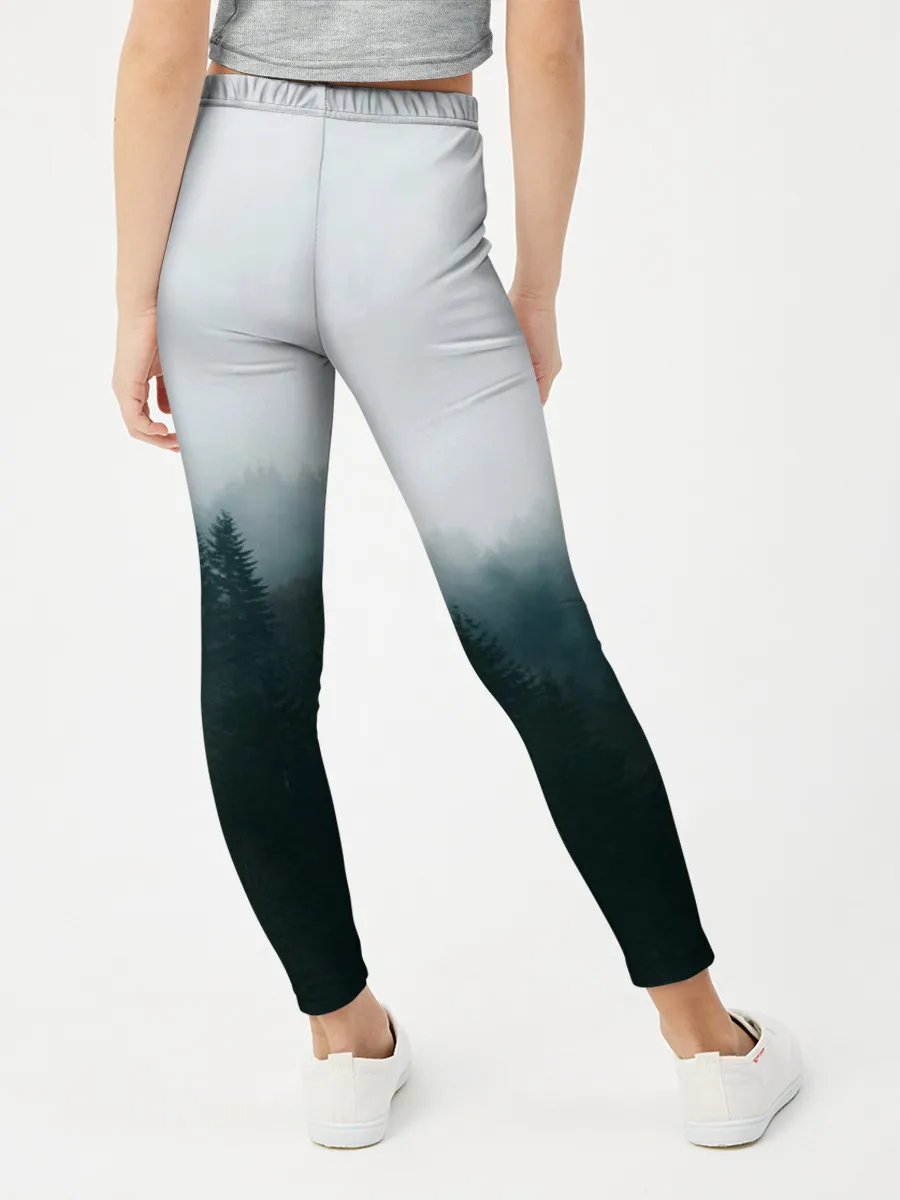 Леггинсы для девочки / Лес