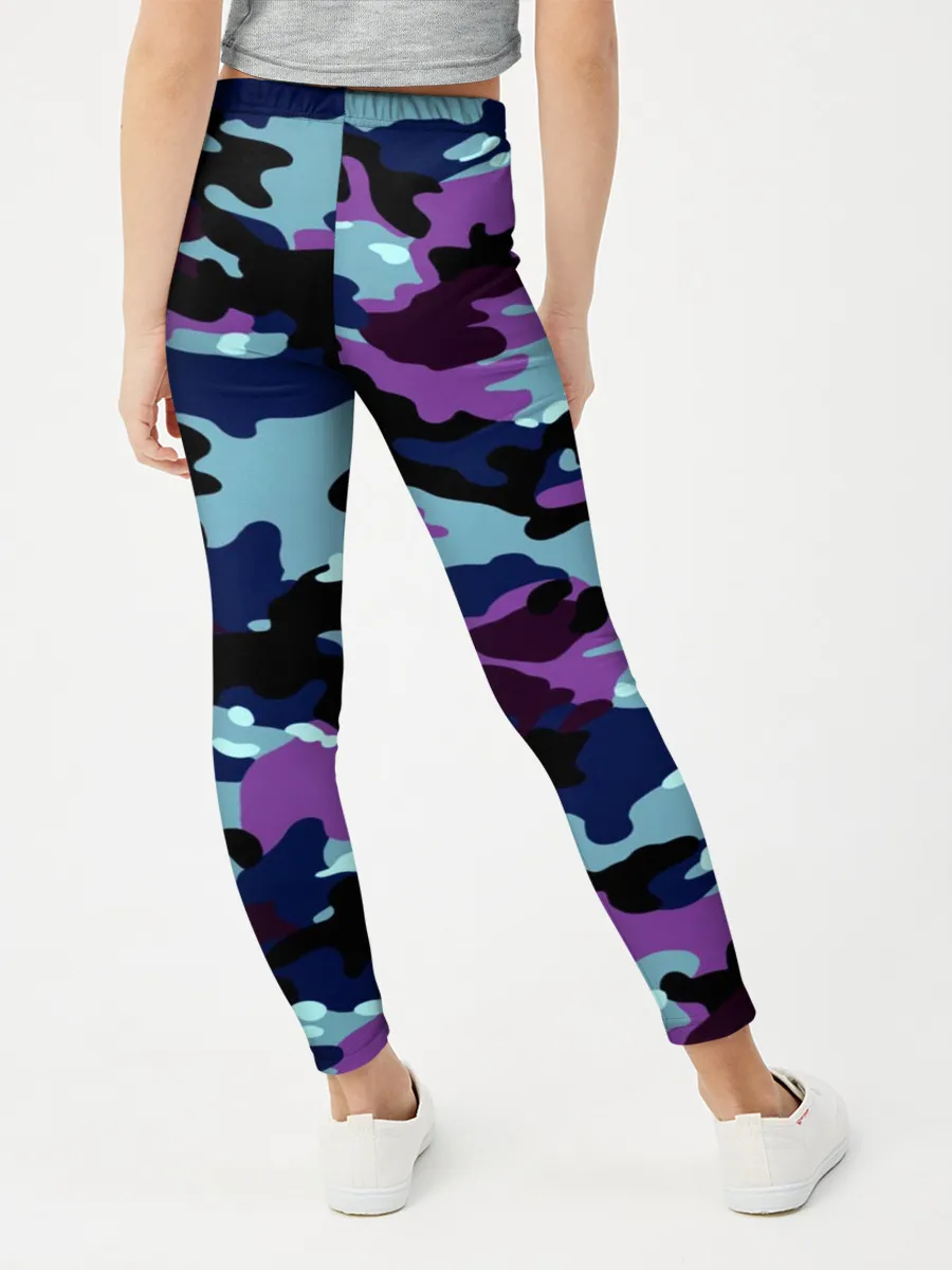 Леггинсы для девочки / Камуфляж