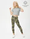 Леггинсы для девочки / Хаки