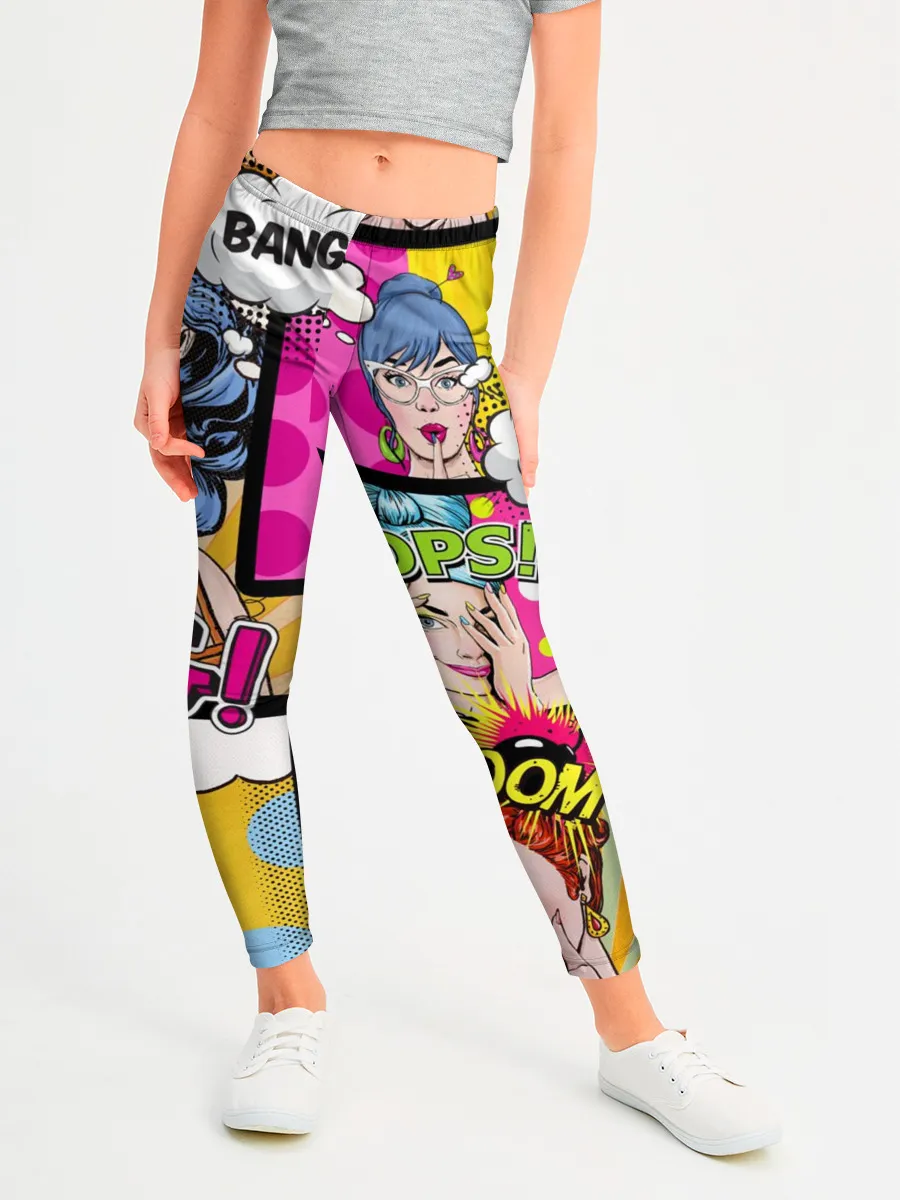 Леггинсы для девочки / POP ART