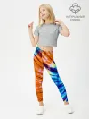 Леггинсы для девочки / Tie dye