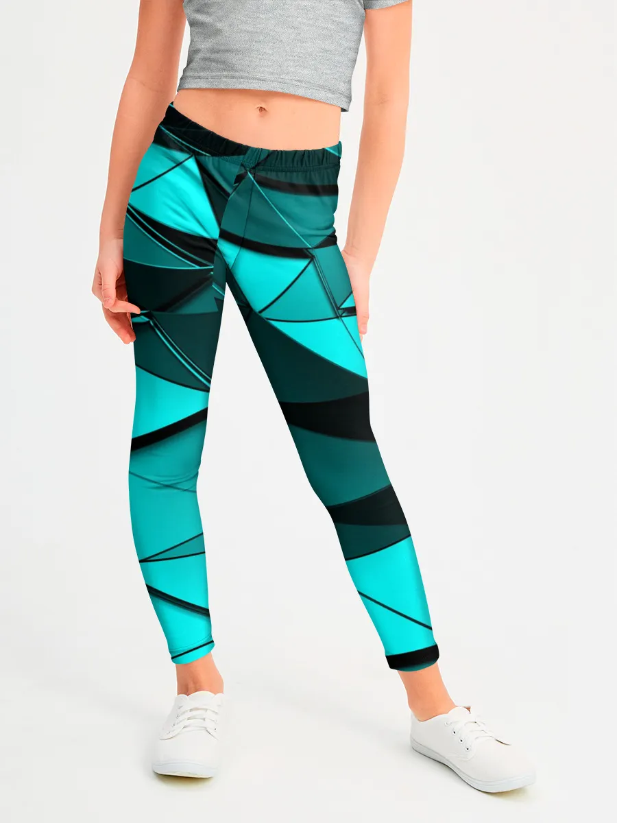 Леггинсы для девочки / Metalic collection