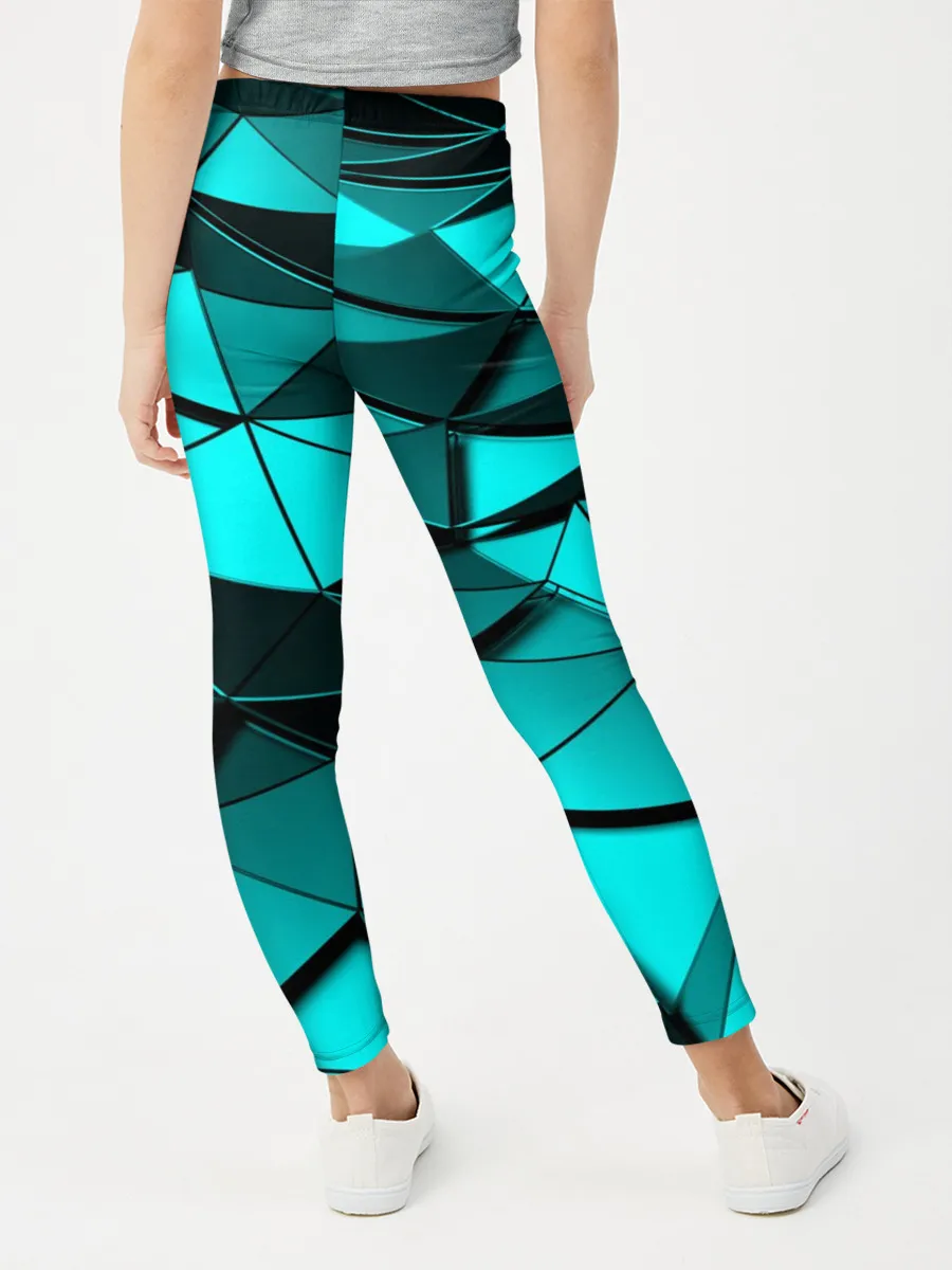 Леггинсы для девочки / Metalic collection