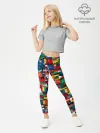 Леггинсы для девочки / Флаги всех стран