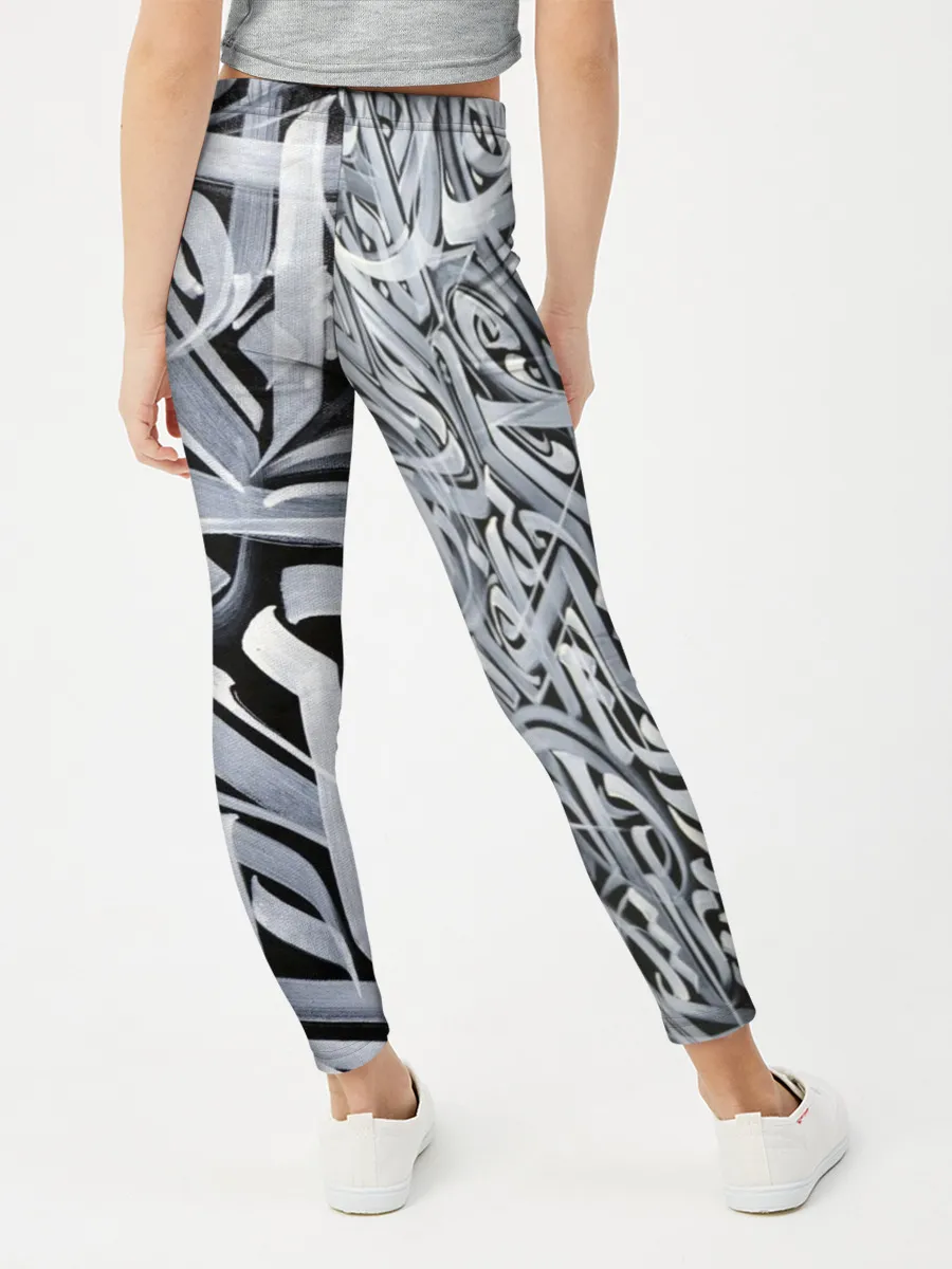 Леггинсы для девочки / Каллиграфия