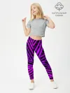 Леггинсы для девочки / Неоновая геометрия