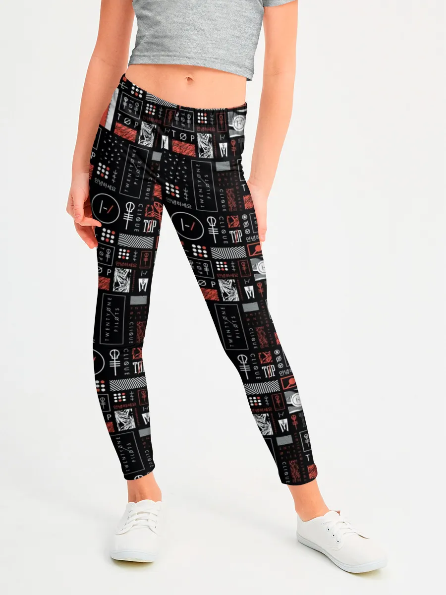 Леггинсы для девочки / Twenty One Pilots
