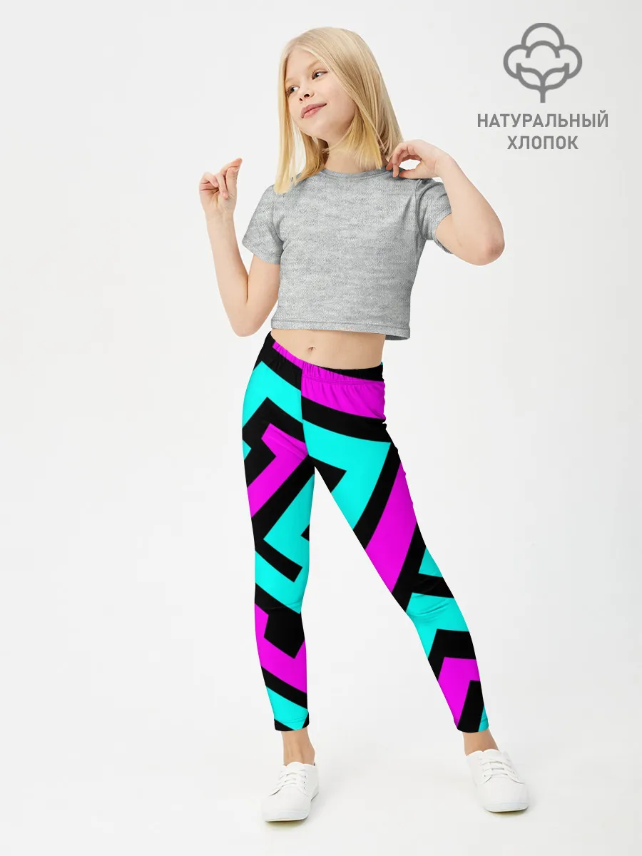 Леггинсы для девочки / Abstract Background 4