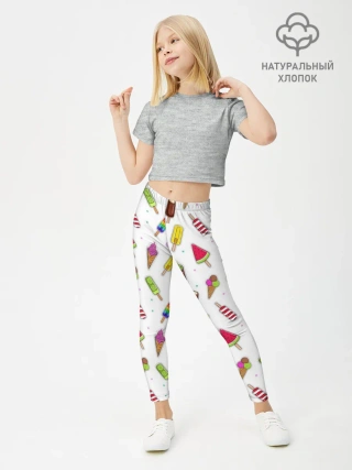 Леггинсы для девочки / Летний MIX
