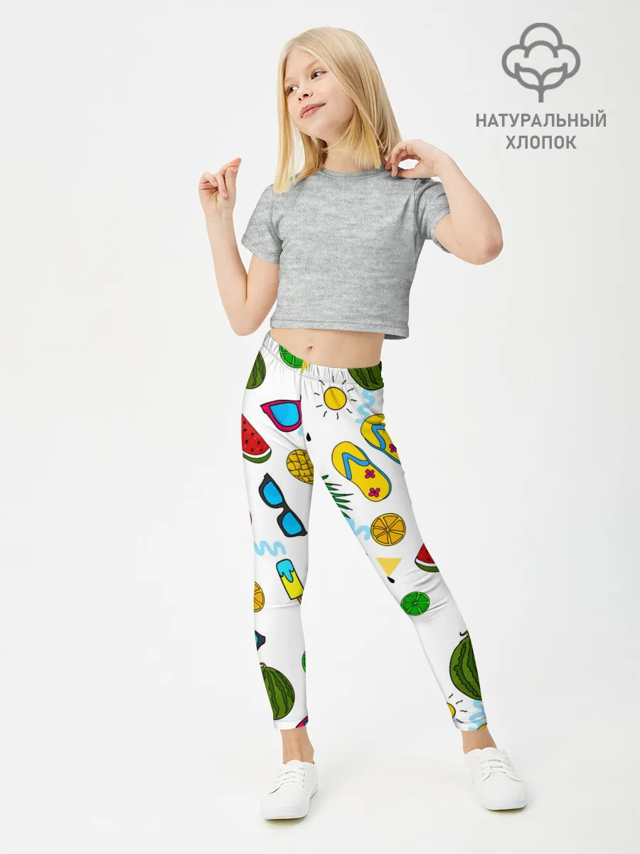 Леггинсы для девочки / Летняя