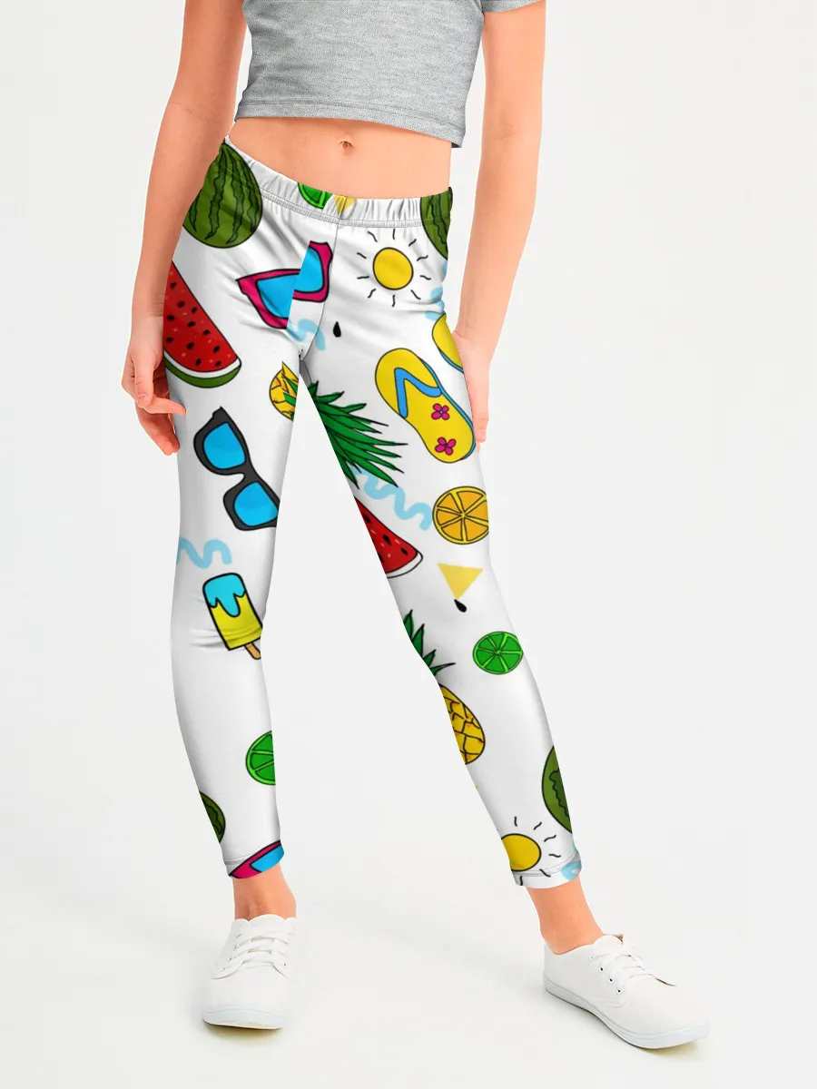 Леггинсы для девочки / Летняя