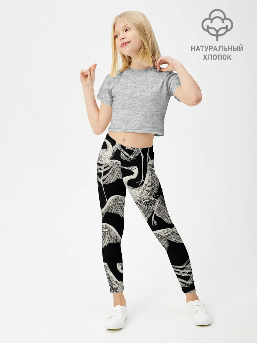 Леггинсы для девочки / Белые Птицы