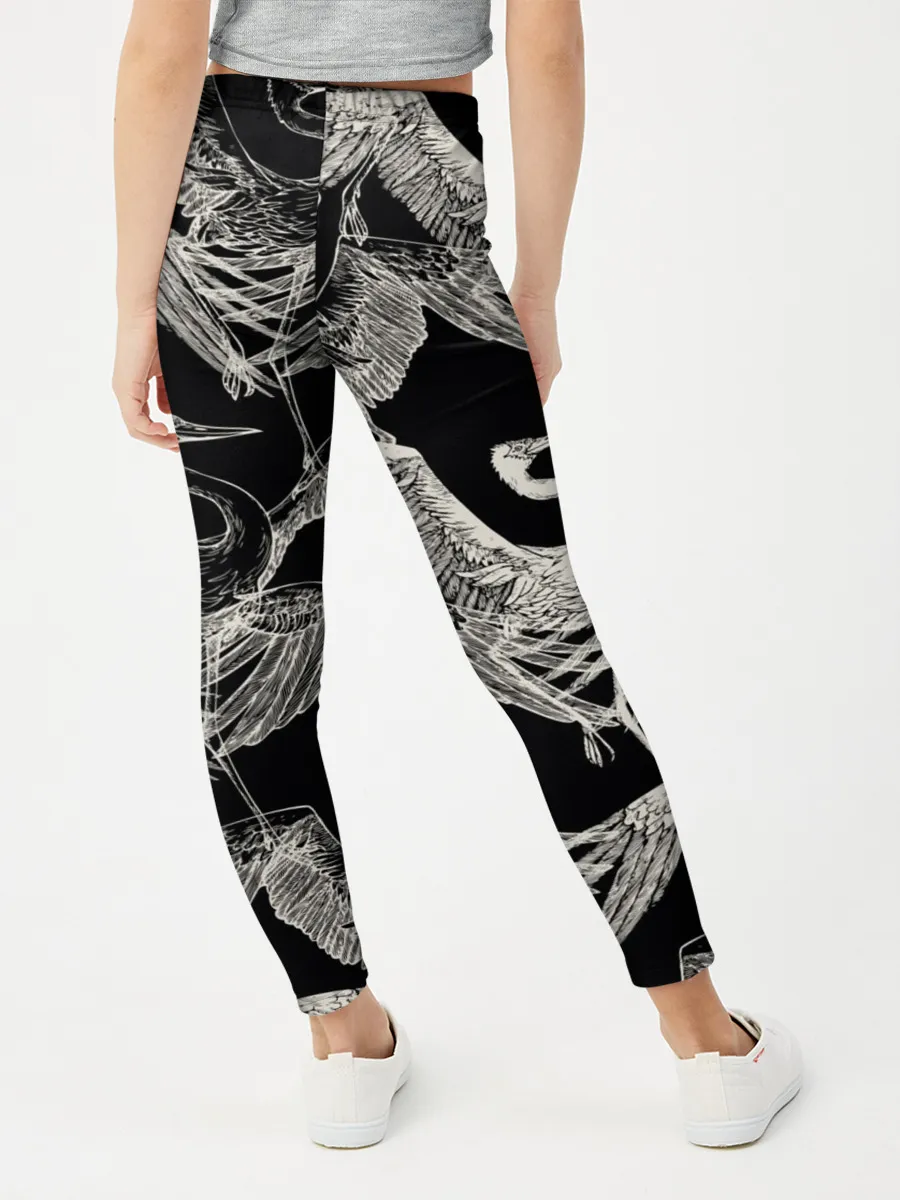 Леггинсы для девочки / Белые Птицы