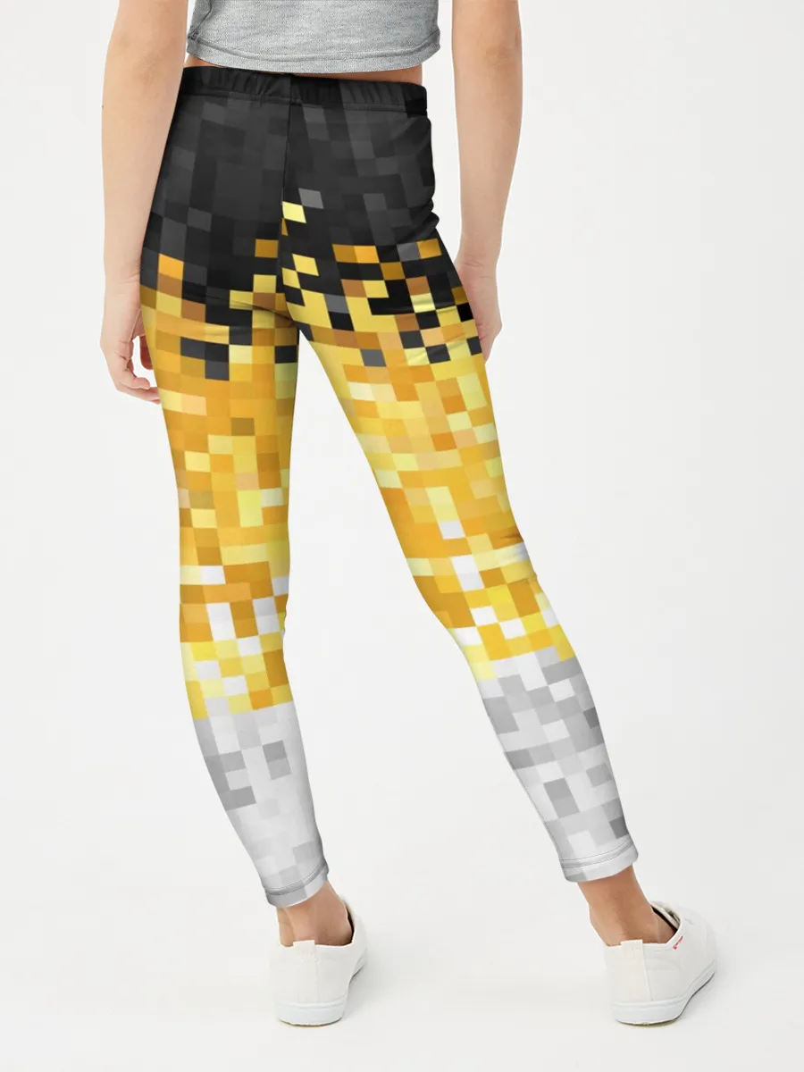 Леггинсы для девочки / 1858 Имперский флаг пикселами