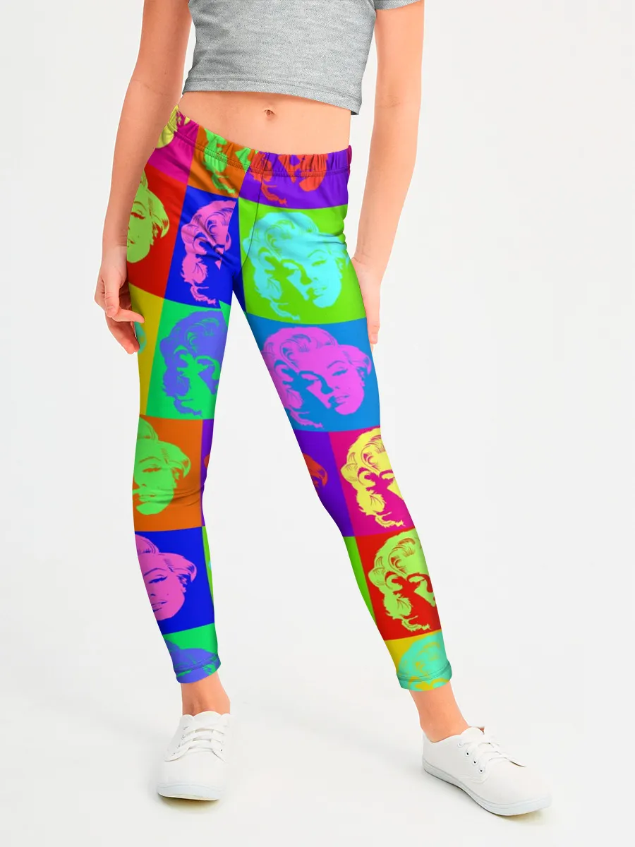 Леггинсы для девочки / pop-art Marilyn Monroe