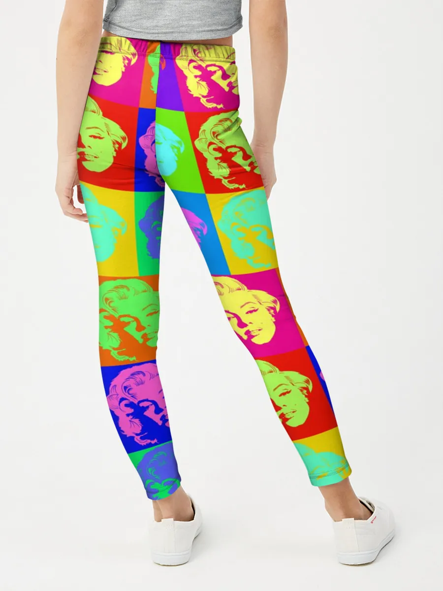 Леггинсы для девочки / pop-art Marilyn Monroe