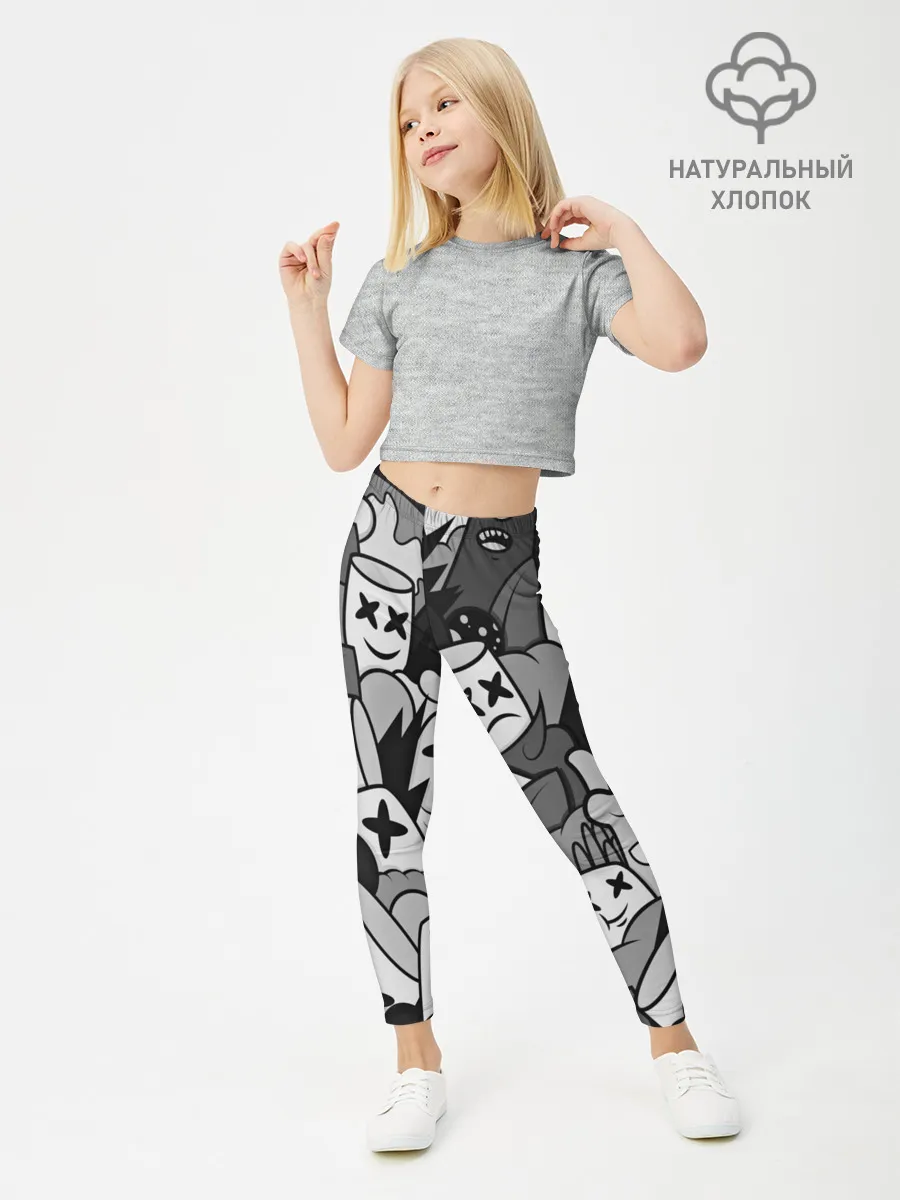 Леггинсы для девочки / Marshmello
