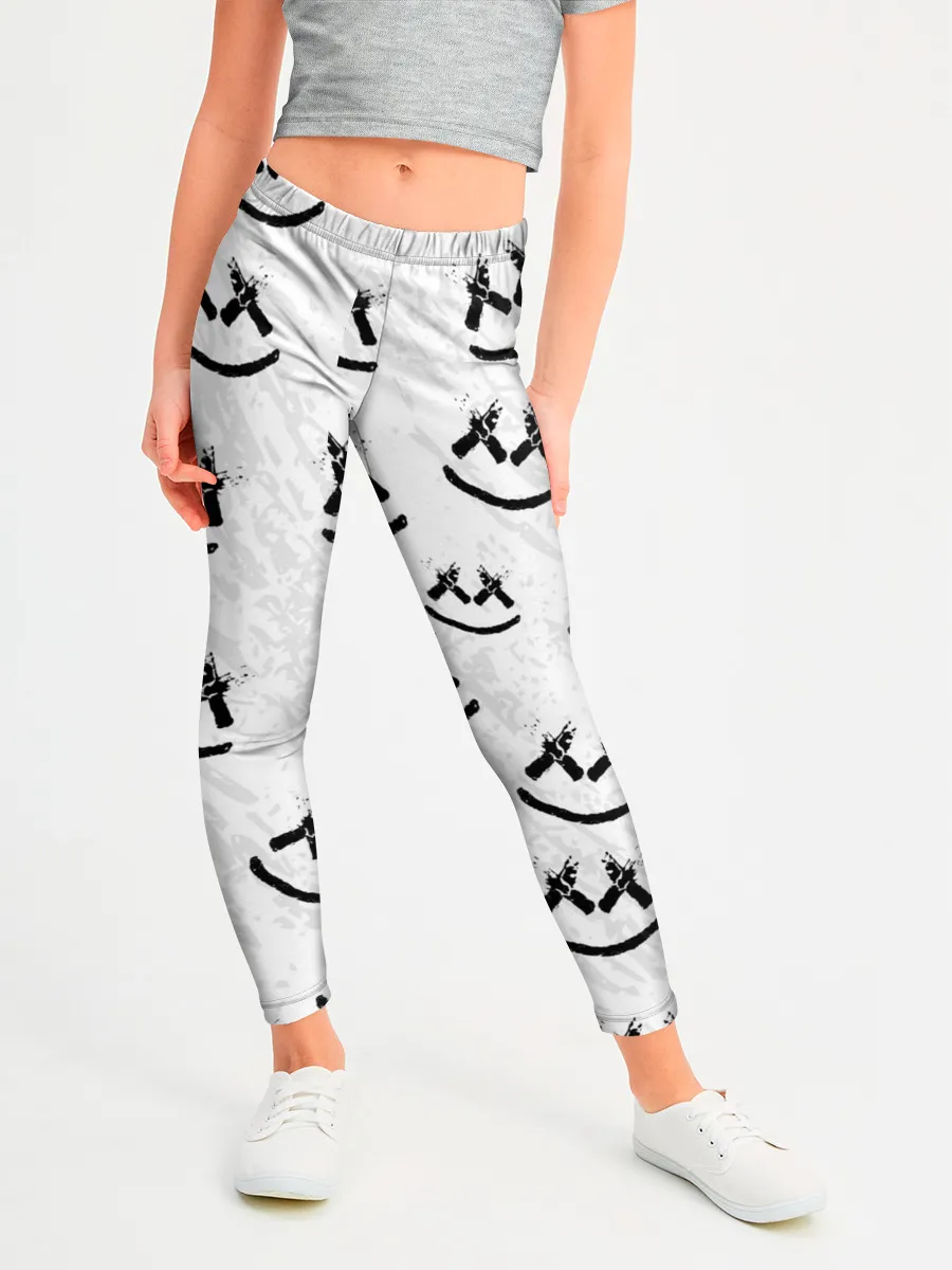 Леггинсы для девочки / MARSHMELLO PATTERN
