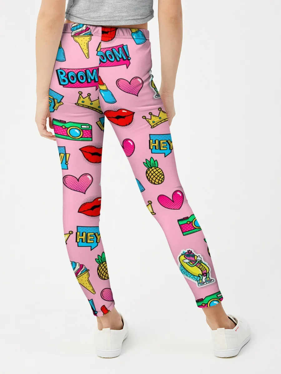 Леггинсы для девочки / Pop Art