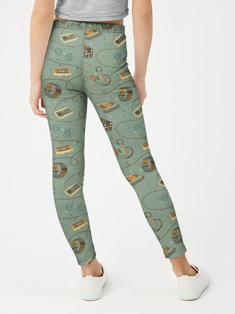 Леггинсы для девочки / Oldschool pattern