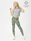 Леггинсы для девочки / Oldschool pattern
