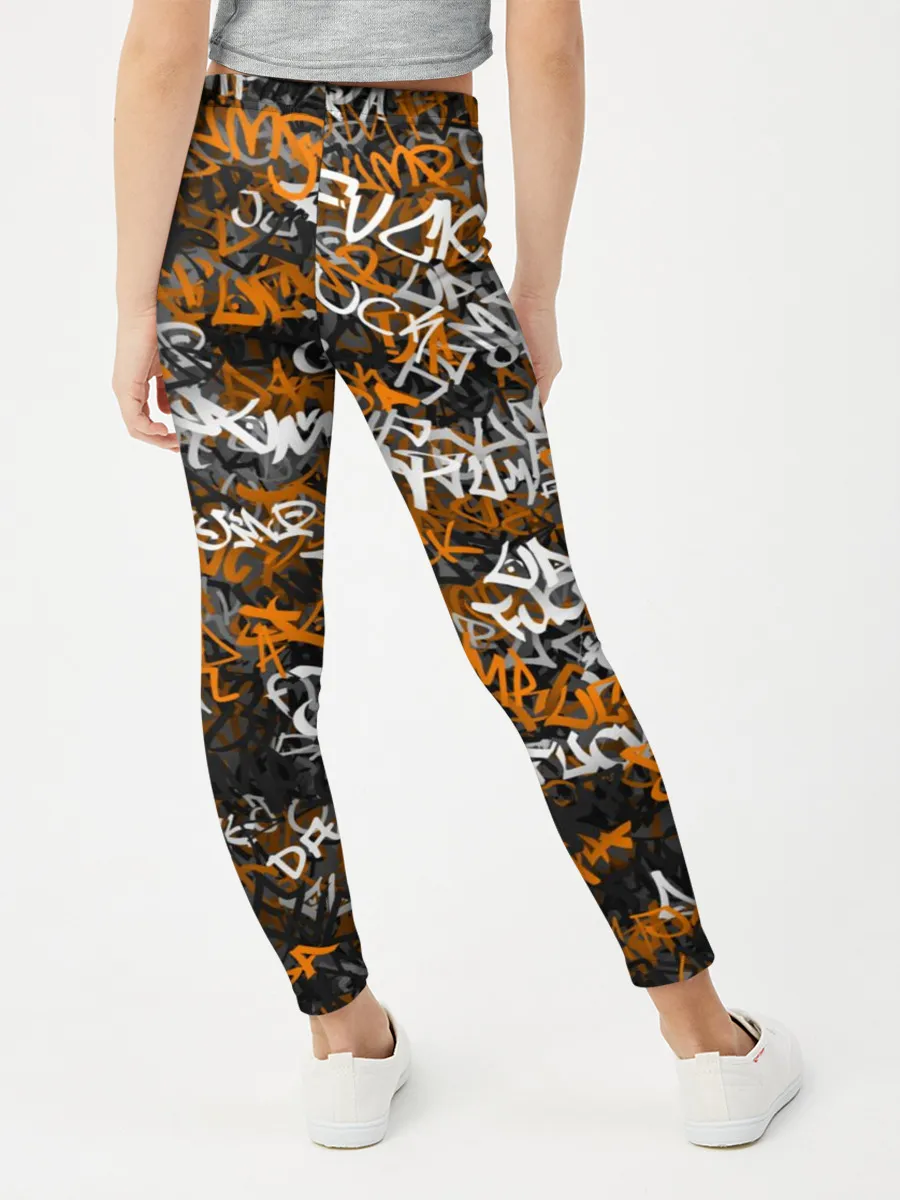 Леггинсы для девочки / Jump da f#ck up!