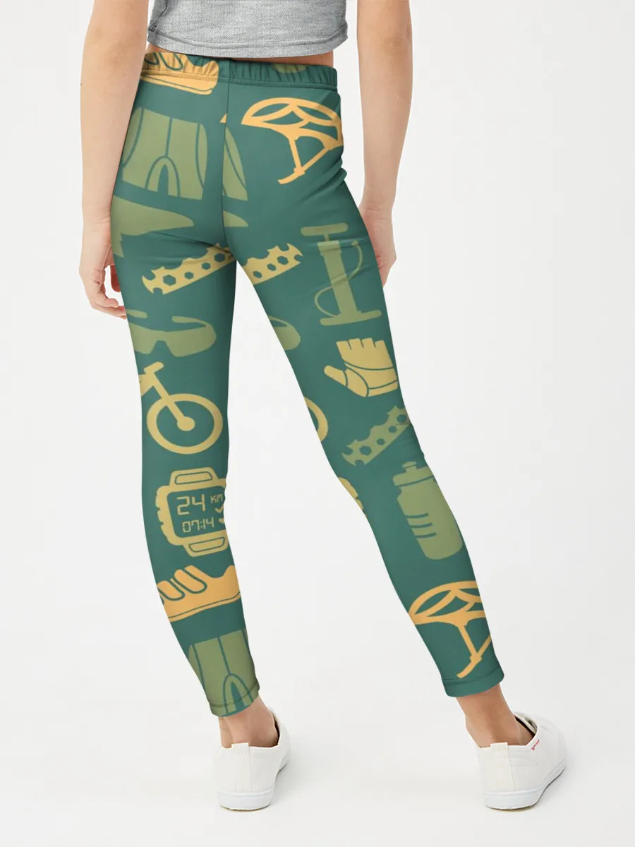 Леггинсы для девочки / Велосипедист