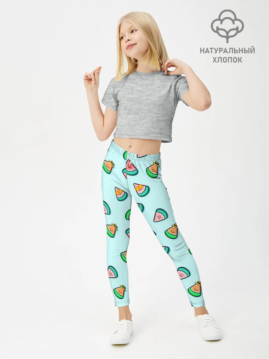 Леггинсы для девочки / Kawaii Арбузики