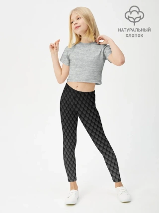 Леггинсы для девочки / Чешуя дракона